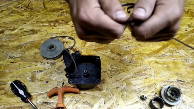 Пожалуй это лучший способ!Ремонт стартера мотокосы, бензотриммера,триммера...? смотреть онлайн