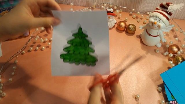 Новогодняя открытка с мышкой своими руками смотреть онлайн