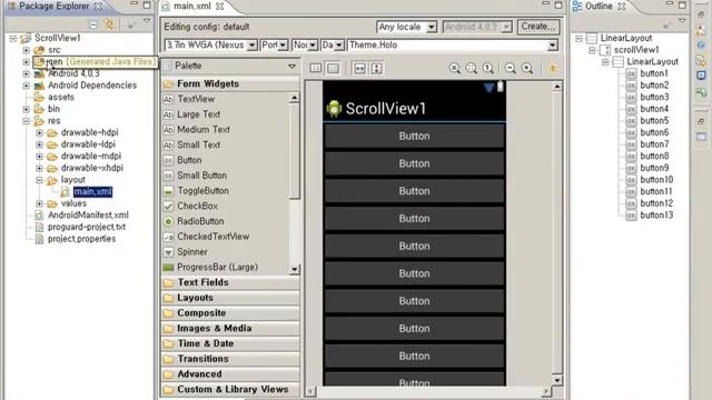 Android(안드로이드) Tutorials- 제45강 ScrollView смотреть онлайн