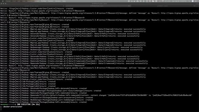 bigtop docker provisioner with port forwarding for web uis смотреть онлайн