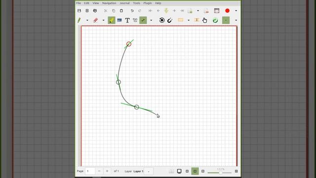 Drawing A Smooth Curve in Xournal++ смотреть онлайн