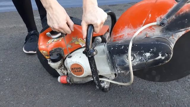 Maniac Mark's 18th Auction - Lot 29 - Stihl TS 420 Cutquick Cut-Off Saw смотреть онлайн