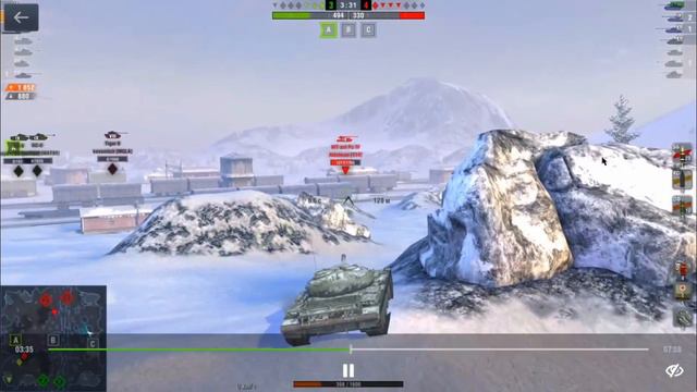 Wot Blitz! Как играть на Т-54. Мастер на Т-54. МастерBlitz #1 смотреть онлайн