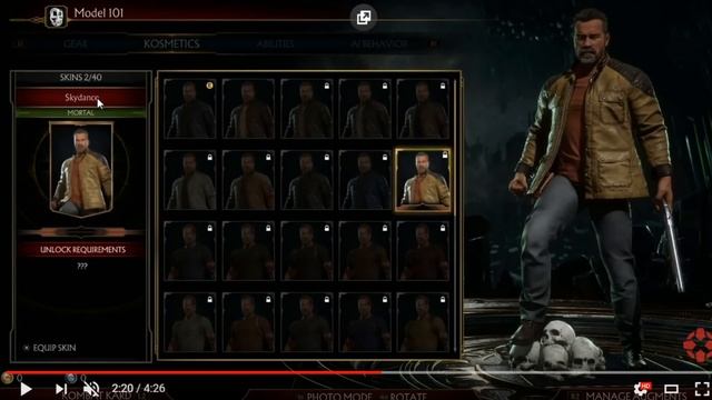 Mortal Kombat 11 - ВСЕ КОСТЮМЫ и ПОБЕДНЫЕ СТОЙКИ ТЕРМИНАТОРА смотреть онлайн