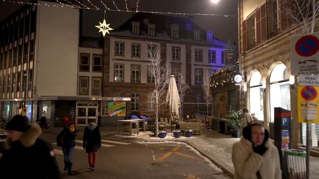 Strasbourg, France Evening Tour - 4K 60fps - With Captions