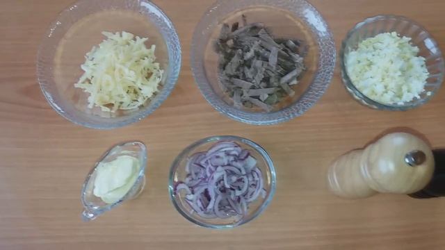 Салат на Новый год. Салат Зимний#кулинария#рецепты#салатнановый2019год смотреть онлайн