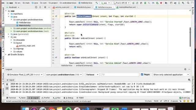 Android Service Life Cycle(Bound and Started service) смотреть онлайн