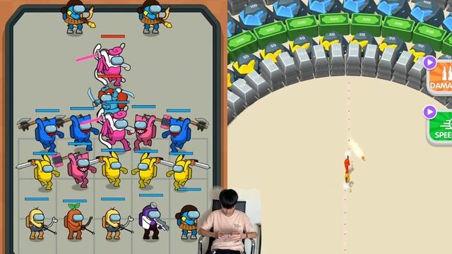 Coin Shooter vs Merge Imposter Master - Merge Battles Gameplay (Part 1) смотреть онлайн