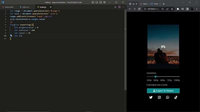 file upload with progress bar in html css & javascript | javascript laoding animation смотреть онлайн