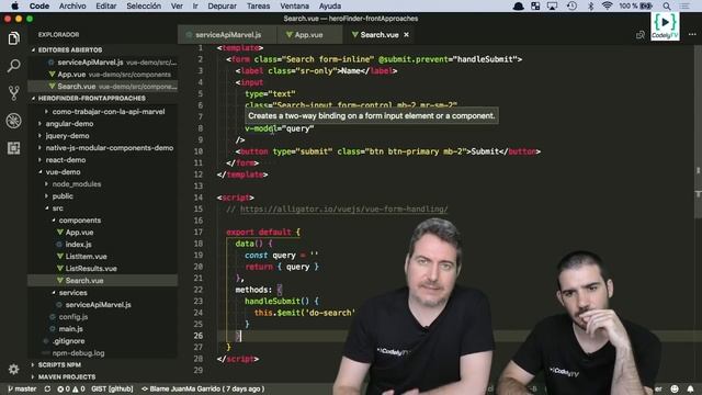 Tu primera web con VueJS ⓥ paso a paso | ?⚡? ReactJS vs VueJS vs Angular 6 4/5 смотреть онлайн