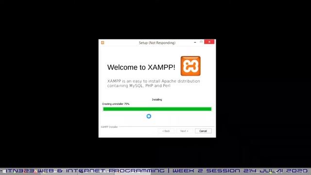ITN323 W2 S2 Memasang XAMPP смотреть онлайн