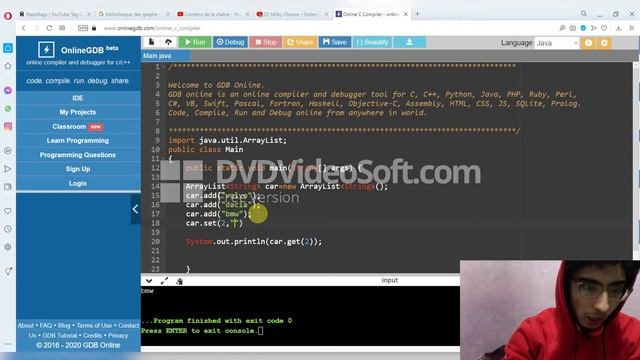 java bdarija --- ArrayList [] ---- les list java смотреть онлайн