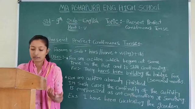 STD 9th EM SUB ENGLISH TOPIC GRAMMAR PRESENT PERFECT CONTINUOUS TENSE PART 5 MEERA MAM смотреть онлайн