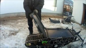 Сборка самодельного снегохода