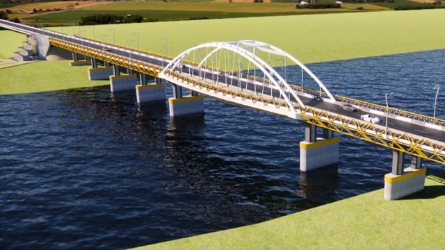 Как будет выглядеть мост через Припять после ремонта? смотреть онлайн