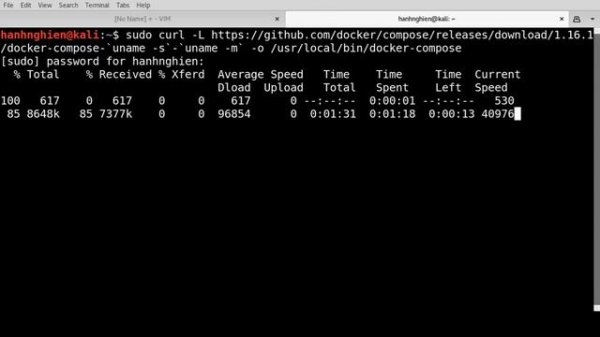 [Kali] Install Docker Compose