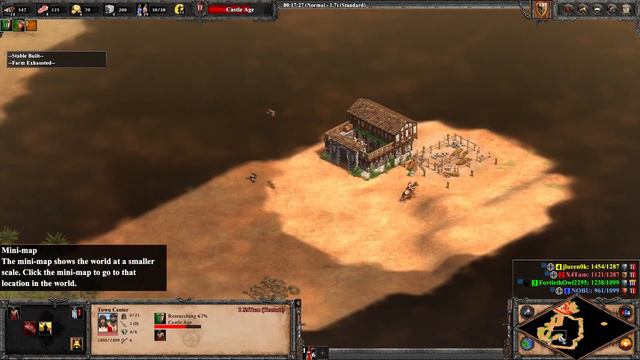 2v2 Easy Win in Arabia | Age of empires II DE | Teutons смотреть онлайн