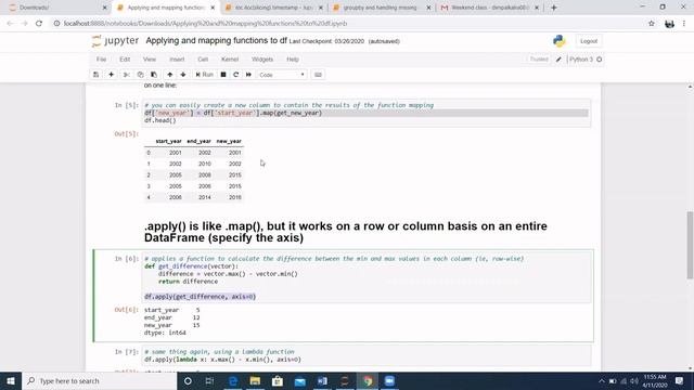 Pandas map, apply, applymap Function | Recorded Classroom Session смотреть онлайн