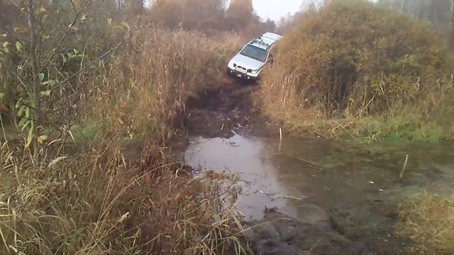 Охота на уток,форсирование реки на джипах.,№2 смотреть онлайн