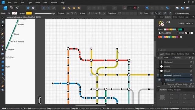 Designing a Subway Map! | Affinity Designer Speedart 2 смотреть онлайн