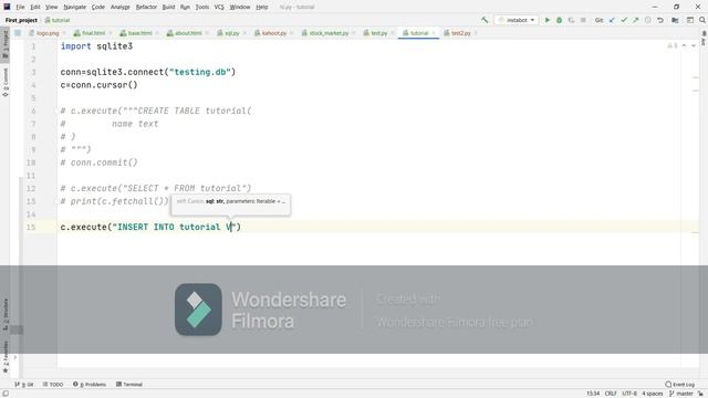 SQLite databases with python | Insert values into a table | Tutorial 2 смотреть онлайн