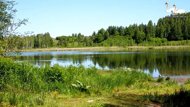 Старый Изборск. Труворово городище и озеро. смотреть онлайн