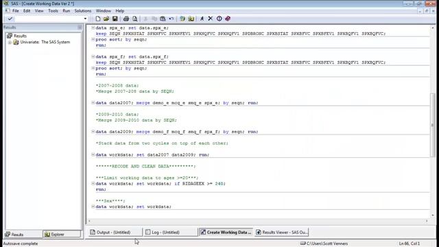 5.2 - Cleaning and Recoding your Data (Part 1 of 4) смотреть онлайн