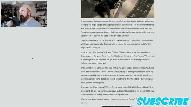 Final Fantasy VII Remake | New Trademarks Filed For Dirge of Cerberus?! смотреть онлайн