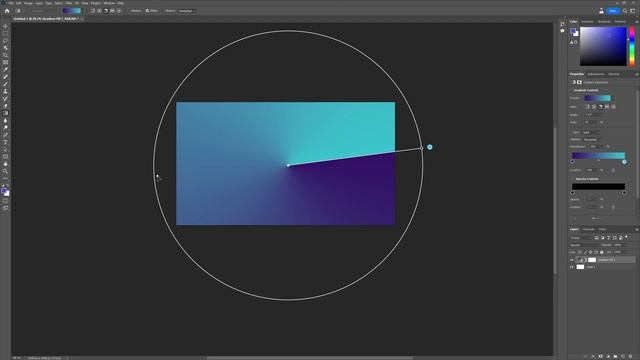 Live Gradient Tool in Photoshop 2023 Beta смотреть онлайн