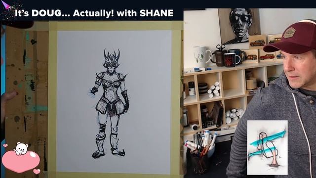 S03 E13 How to sketch 20 years later! It's Doug Actually Art and Culture Stream смотреть онлайн