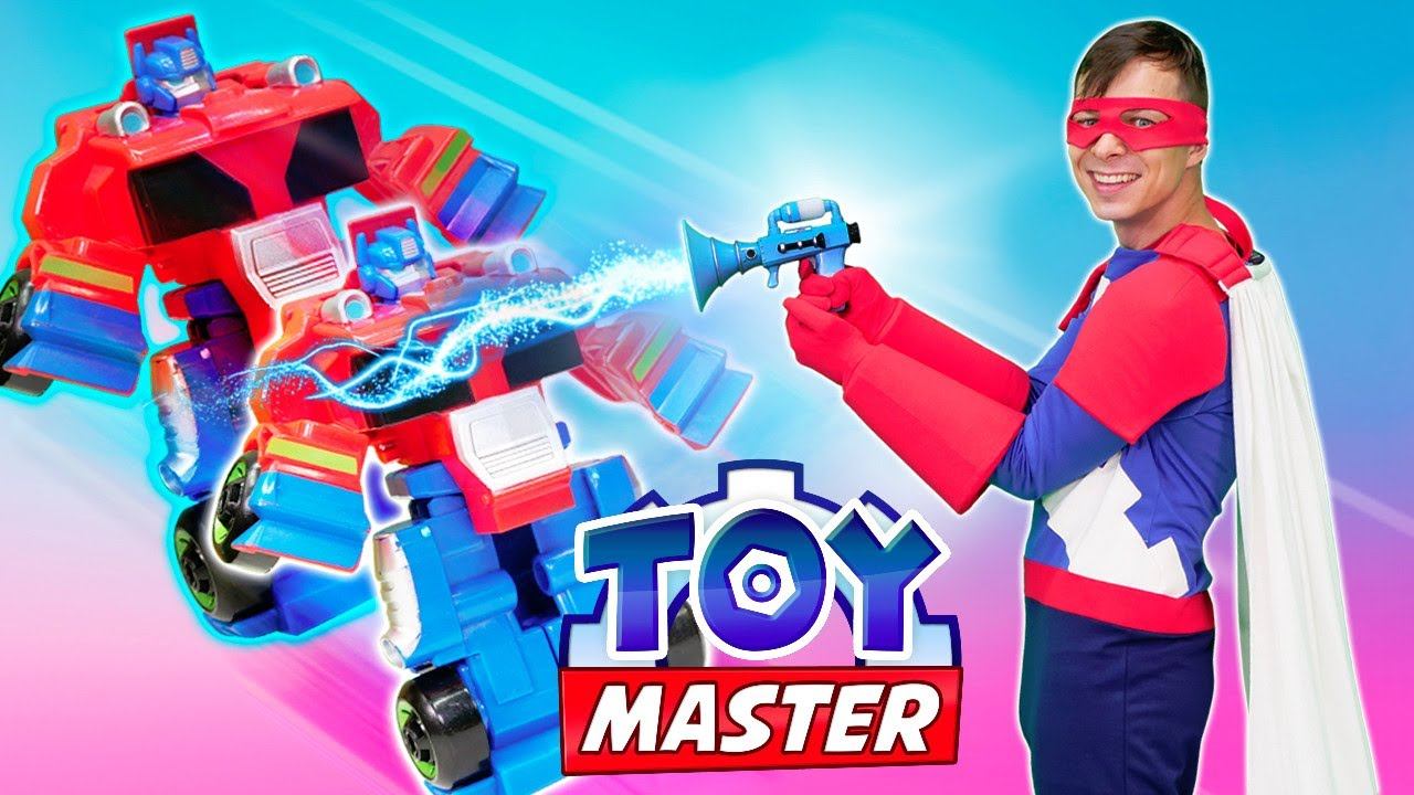 Той Мастер прокачал Оптимуса Прайма! - Роботы Трансформеры игры битвы онлайн. Видео шоу Toy Master смотреть онлайн