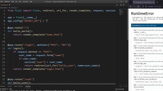 LẬP TRÌNH WEB FLASK-PYTHON #6: SESSION LÀ GÌ, LIFETIME SESSION смотреть онлайн