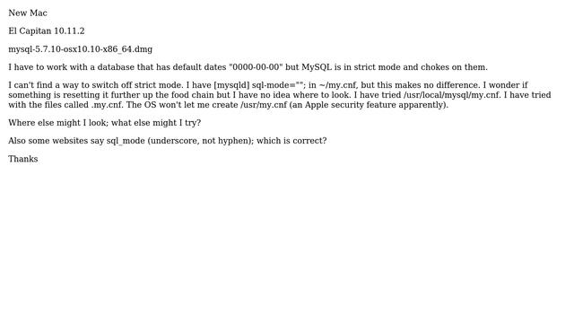 Databases: What is making MySQL stay in strict mode (2 Solutions!!) смотреть онлайн