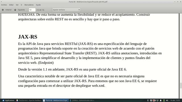 Aplicaciones 0014 WebServices JAX RS смотреть онлайн