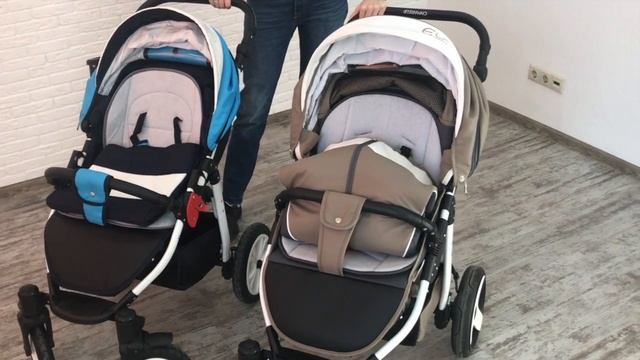 Сравнение колясок Camarelo Elf и Eos смотреть онлайн