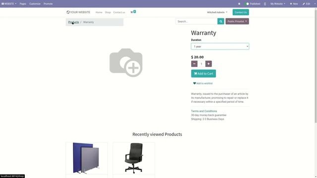 Add to Cart with Quantity AJAX Odoo смотреть онлайн