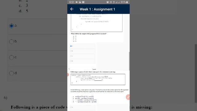 NPTEL Programming in Java WEEK 1 Assignment Solutions || Swayam 2022 || IIT Kharagpur смотреть онлайн