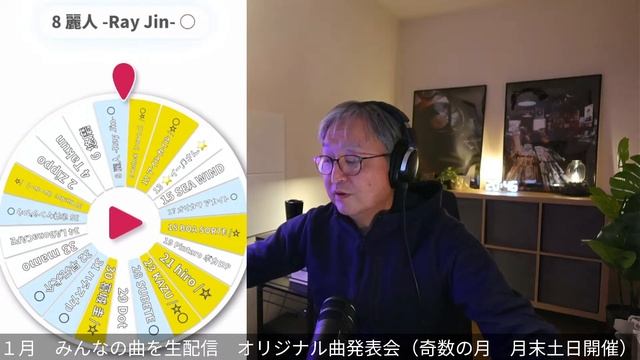 24年1月　みんなの曲を生配信！　オリジナル曲発表会！　DAY2 смотреть онлайн