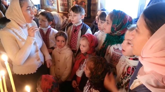 Выступление детского хора храма свв.Космы и Дамиана (Киев) на Рождество Христово смотреть онлайн