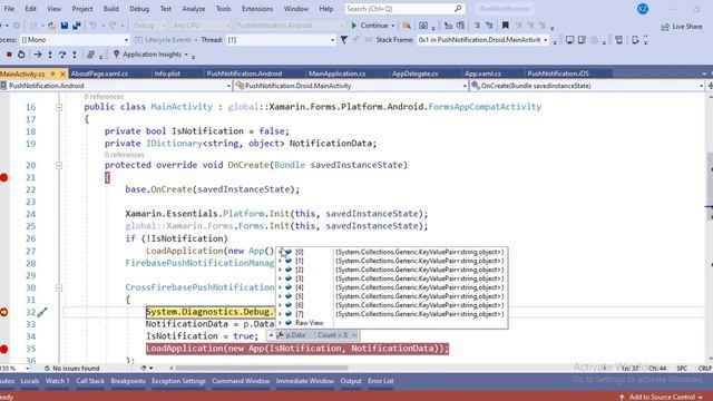 Open Page when User Clicked on Push Notification смотреть онлайн