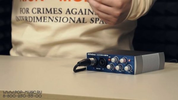 Обновленная звуковая карта PRESONUS AUDIOBOX USB 96