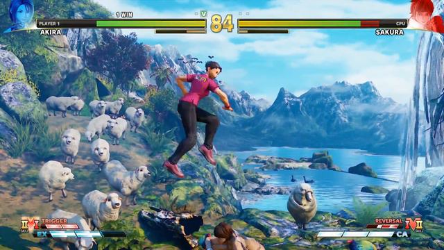 Street Fighter V: CE Akira vs Sakura PC Mod смотреть онлайн