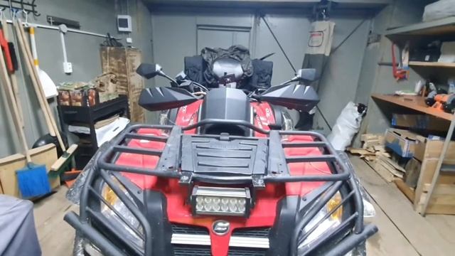 Улучшаем защиту рук на квадроцикле CF MOTO X8 смотреть онлайн