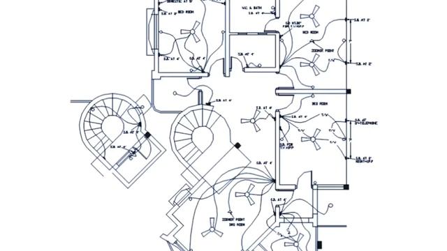 ELECTRICAL INSTALLATION PLAN FOR HOME & OFFICE | AUTOCAD FILES | смотреть онлайн