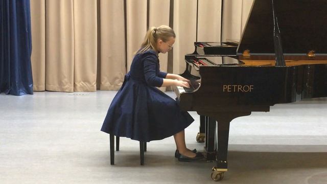 Комарова Люба 14 лет Ф Шопен Вальс смотреть онлайн