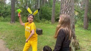 Пикачу и Наруто