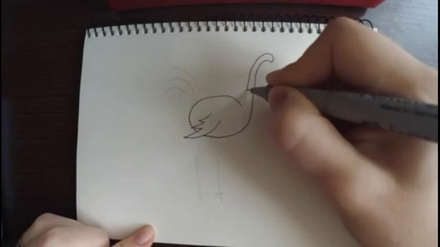 Как нарисовать страуса | РИСУНКИ ДЛЯ ДЕТЕЙ #11