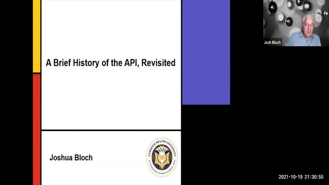 Bloch & Lea: History of APIs смотреть онлайн