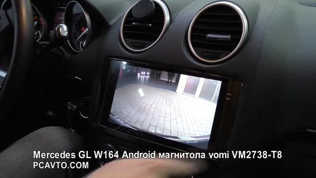 Mercedes ML GL W164 Android магнитола vomi VM2738-T8 смотреть онлайн