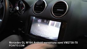 Mercedes ML GL W164 Android магнитола vomi VM2738-T8